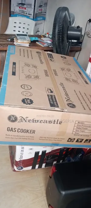 Gas Cooker Flip Up Built-in Gas Electric 5 in 1 Auto Ignition Soft .