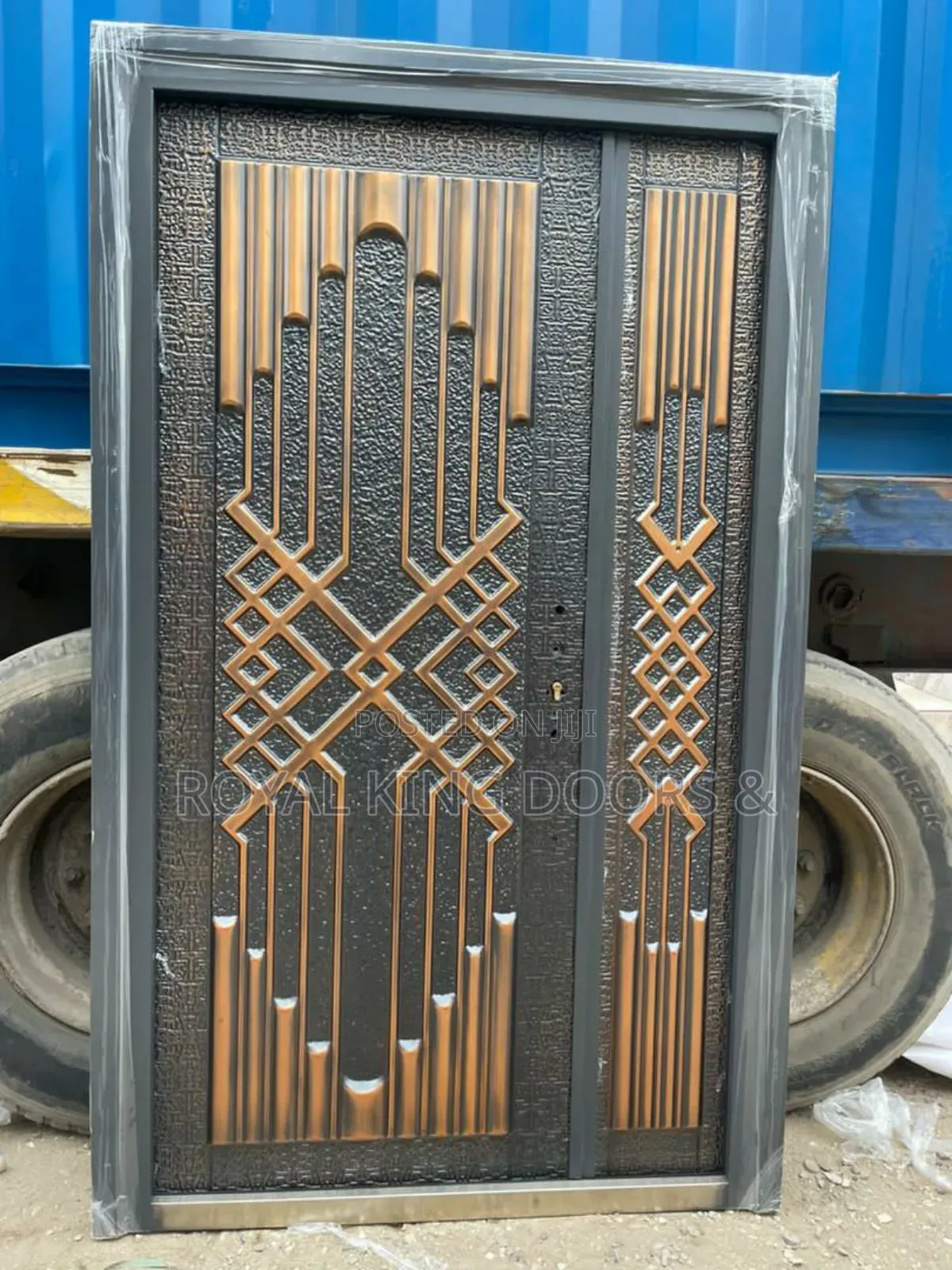 German Copper Cast Security Doors