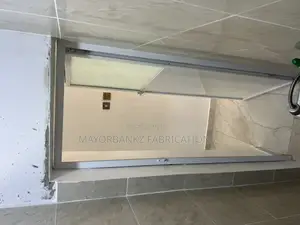 White Profile Aluminium Toilet Door
