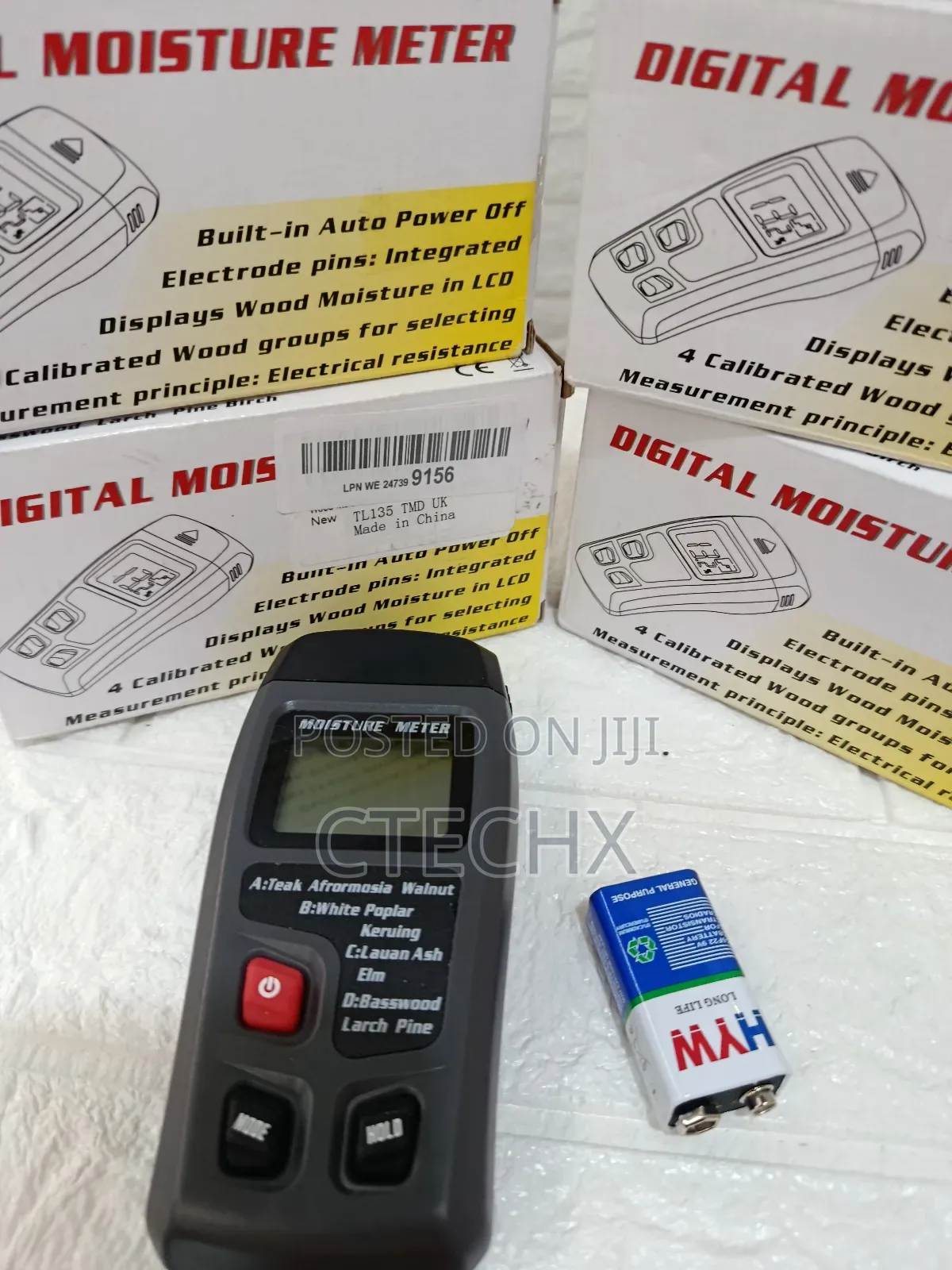 Digital Moisture Detector Meter for Wood, Building, Floor