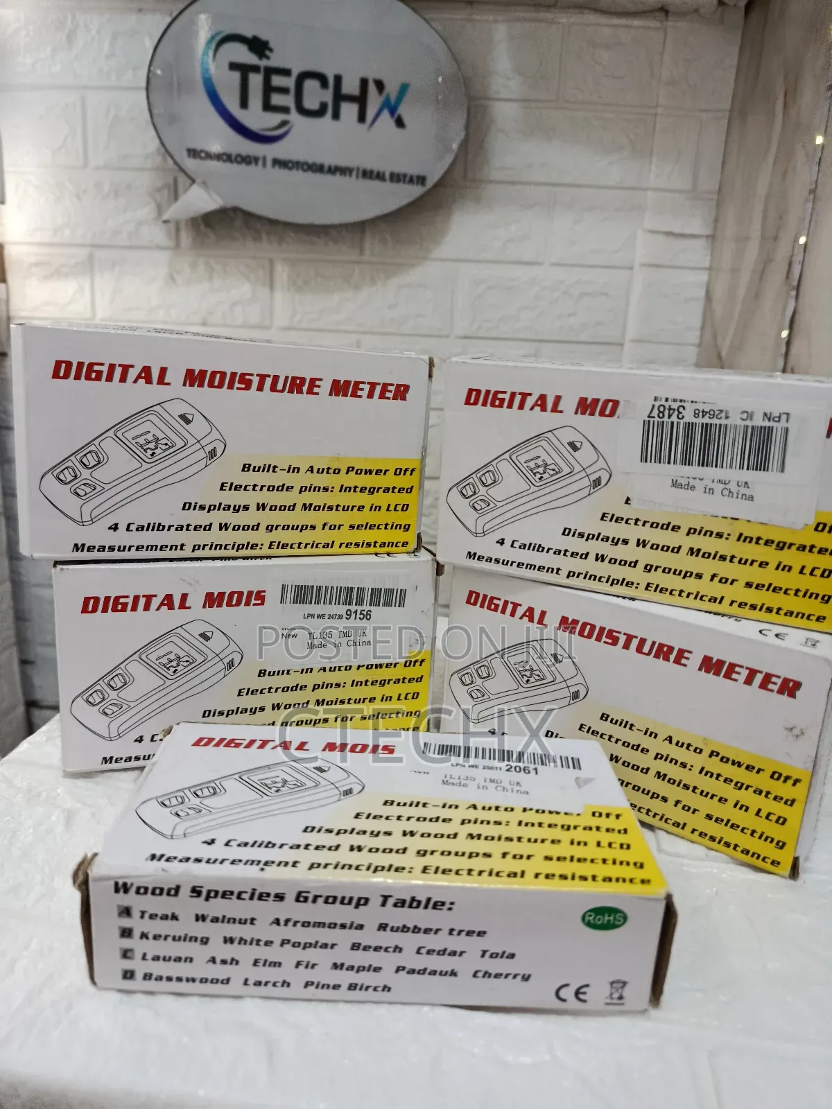 Digital Moisture Detector Meter for Wood, Building, Floor