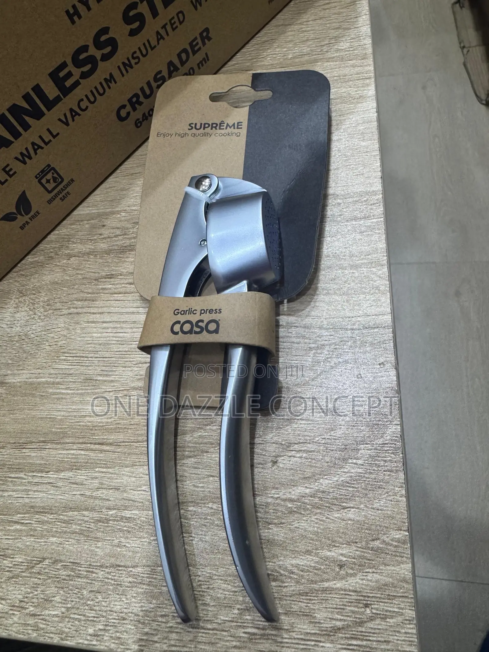 Casa Stainless Garlic Crusher