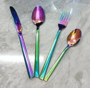 Rainbow Spoon and Fork