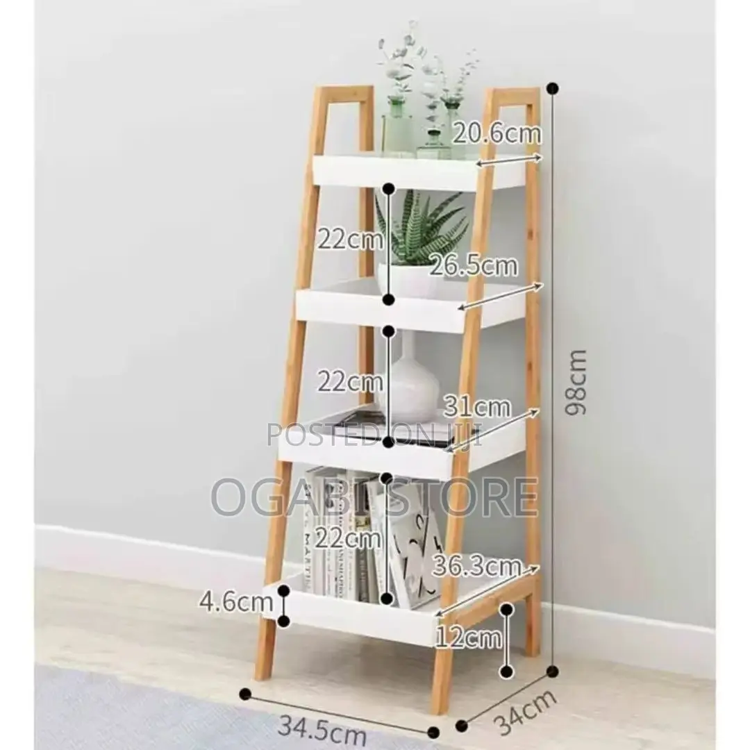 4 Layer Ladder Storage Rack