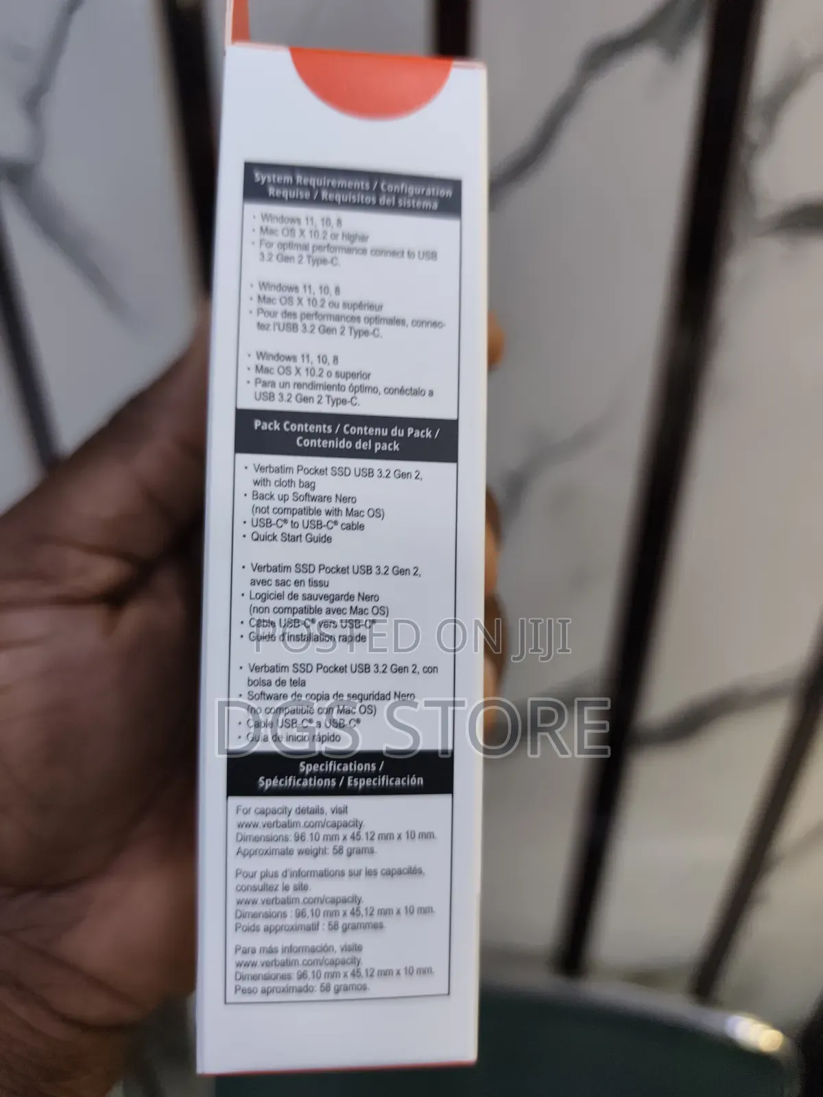 Verbatim Pocket SSD 2tb 1000mbs