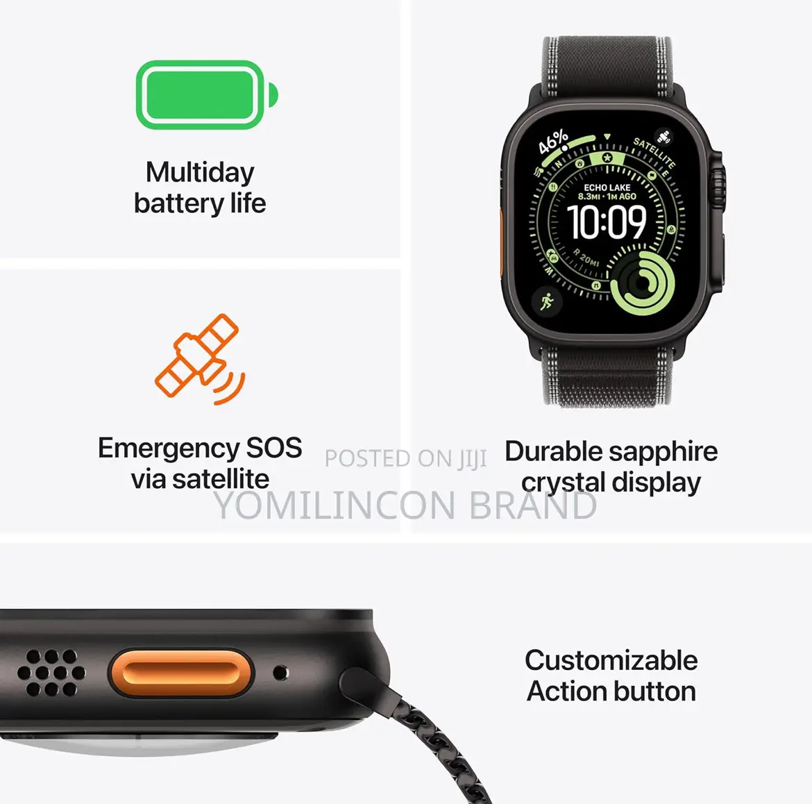 Apple Watch Ultra 3 [Gps + Cellular 49mm] Running Multisport Smart