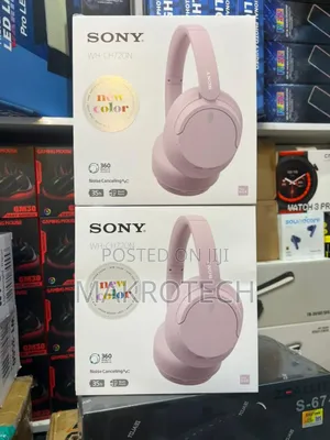 Sony Wh-ch720n Noise Canceling Wireless Headphones Bluetooth Pink Colo