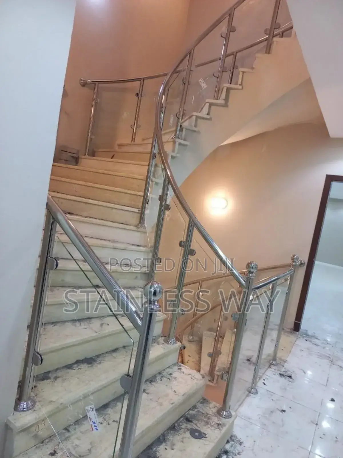 Stainless Handrail Glass