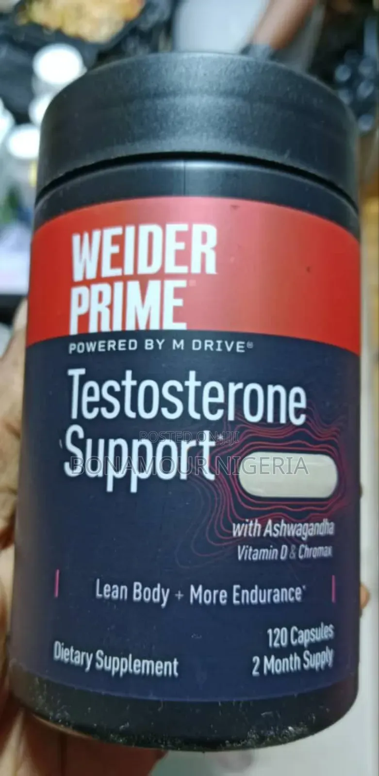 Testosterone Support X 120 Capsules