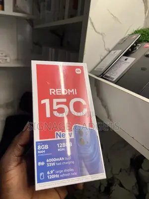 New Xiaomi Redmi 15C 4G 128 GB Black