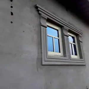 Exterior Pop Artwork — Parapet, Pillar Window Frames