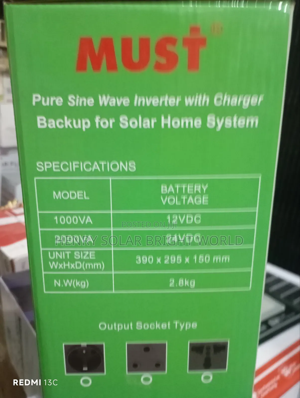 Must Inverter 1kva 12v Hibrid