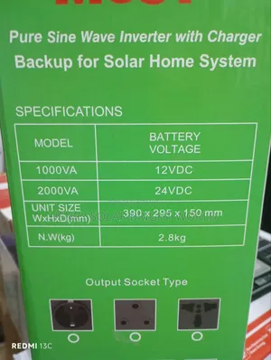 Must Inverter 1kva 12v Hibrid