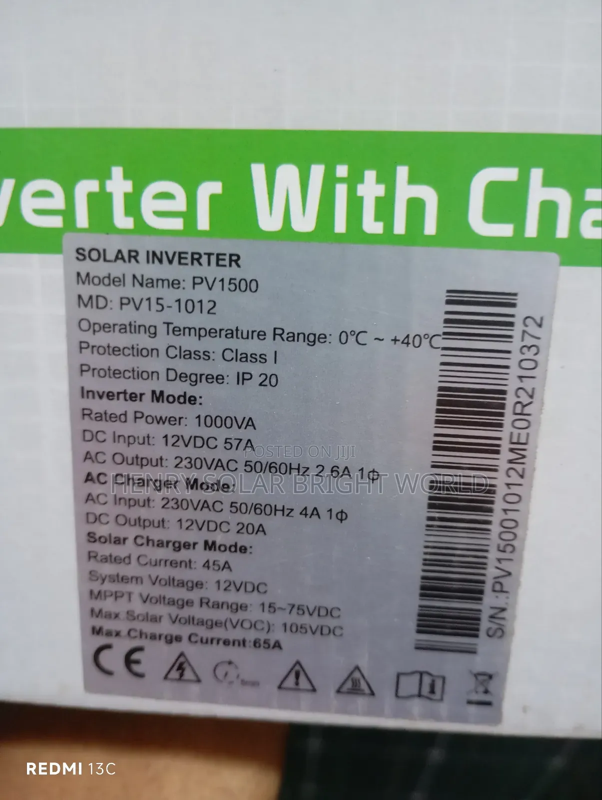 Must Inverter 1kva 12v Hibrid