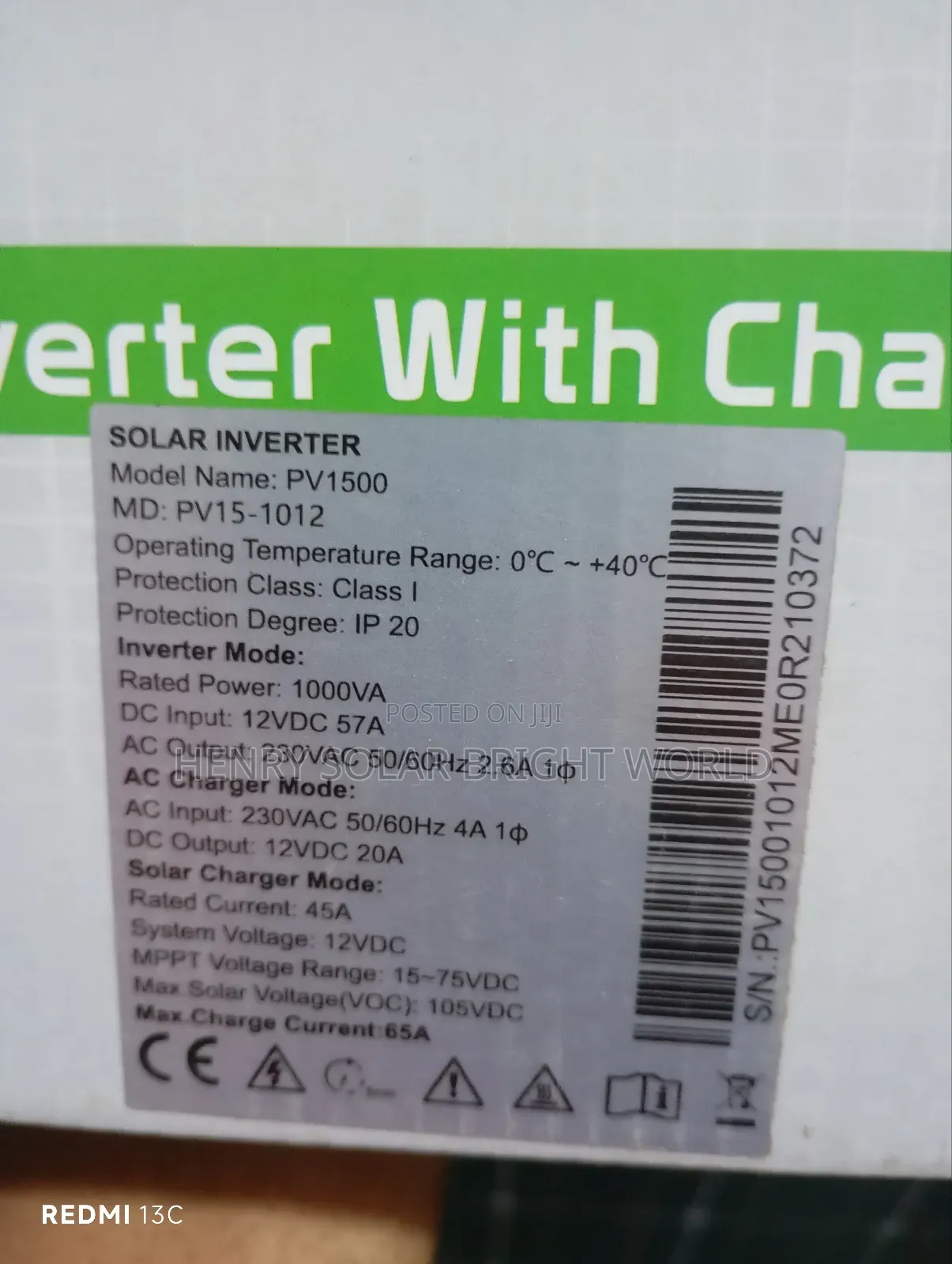 Must Inverter 1kva 12v Hibrid