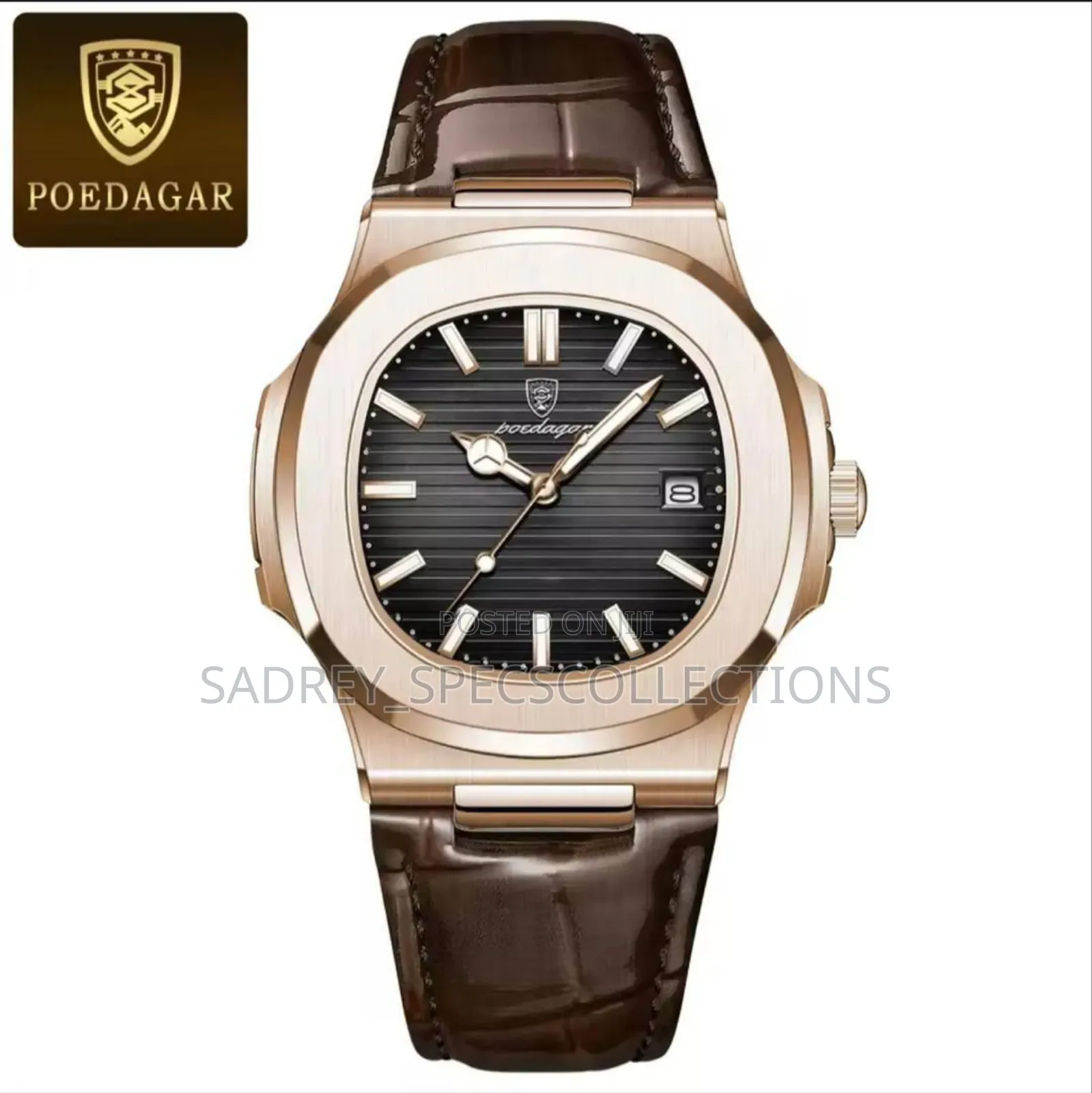 Leather Wristwatches Poadagar Classic