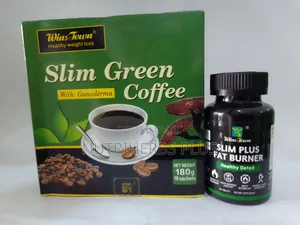 Wins Town Slim Green Coffee+ Slim Plus Fat Burner Tablets