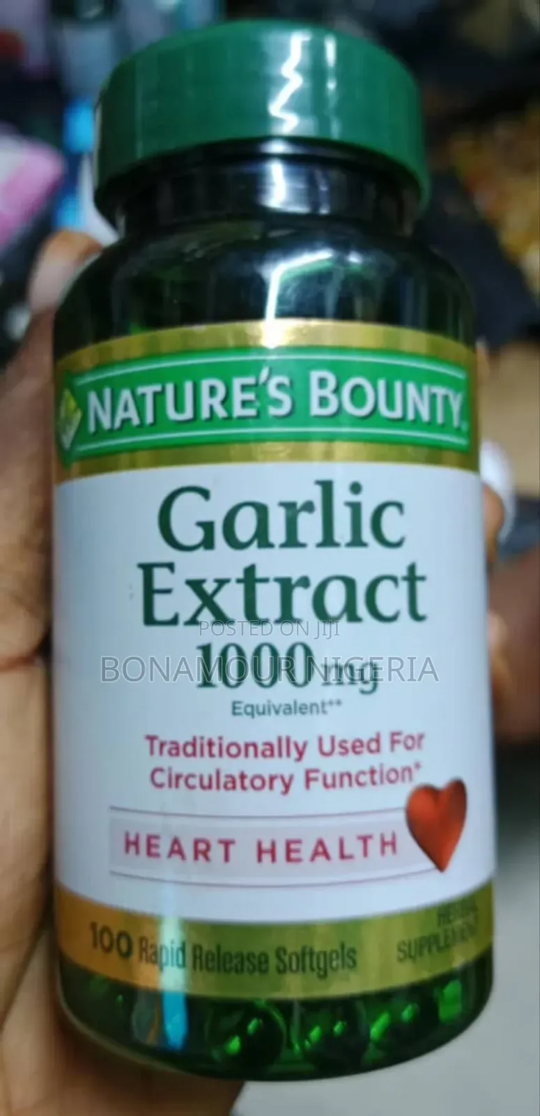 Garlic Extract 1000mg X 100 Softgels