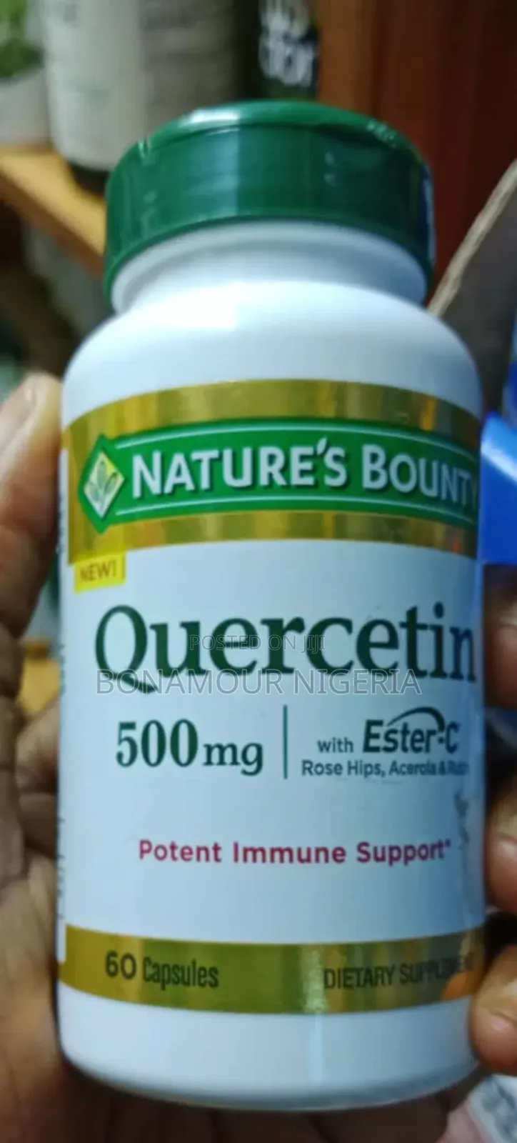 Quercetin With Ester C 500mg X 60 Capsules