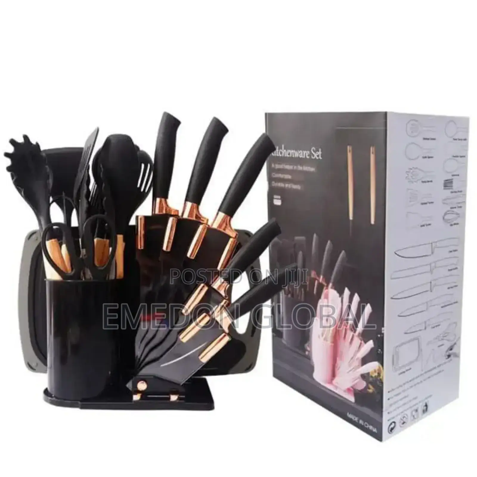 19pcs Silicon Cooking Spoon Knife Set