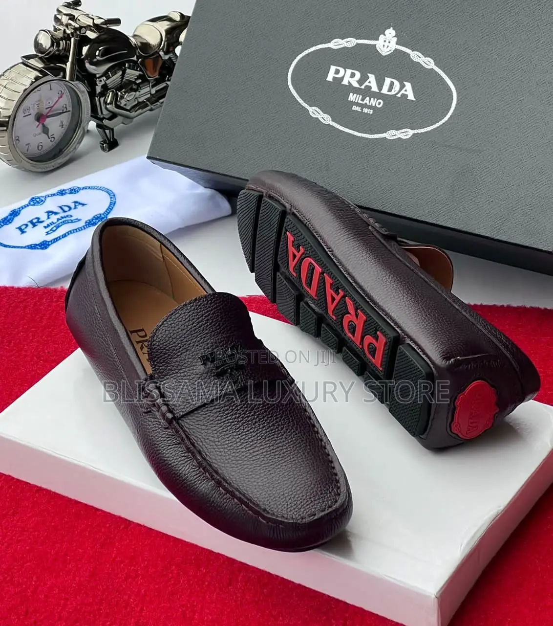 Prada Leather Loafers Shoe | Quality &amp; Comfort in Lagos Island (Eko ...