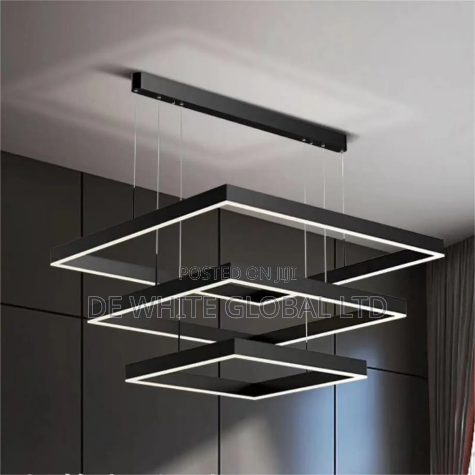 Rectangle Crystal Pendant Lights