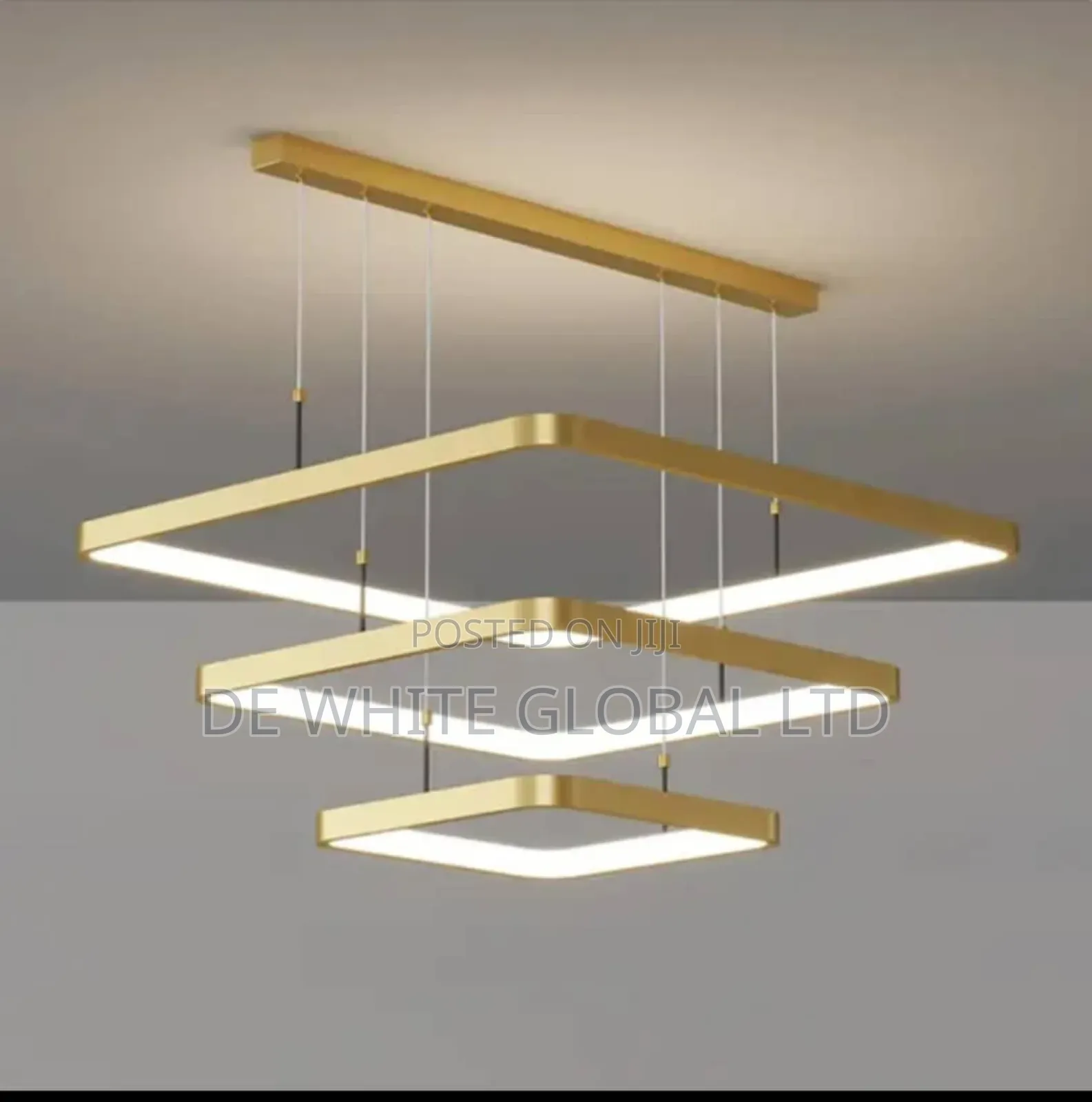Rectangle Crystal Pendant Lights