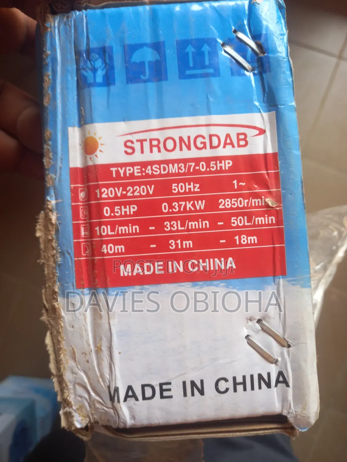 0.5hp Strongdab Submersible Pump
