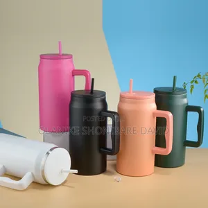 Insulated Water Cup With Straw