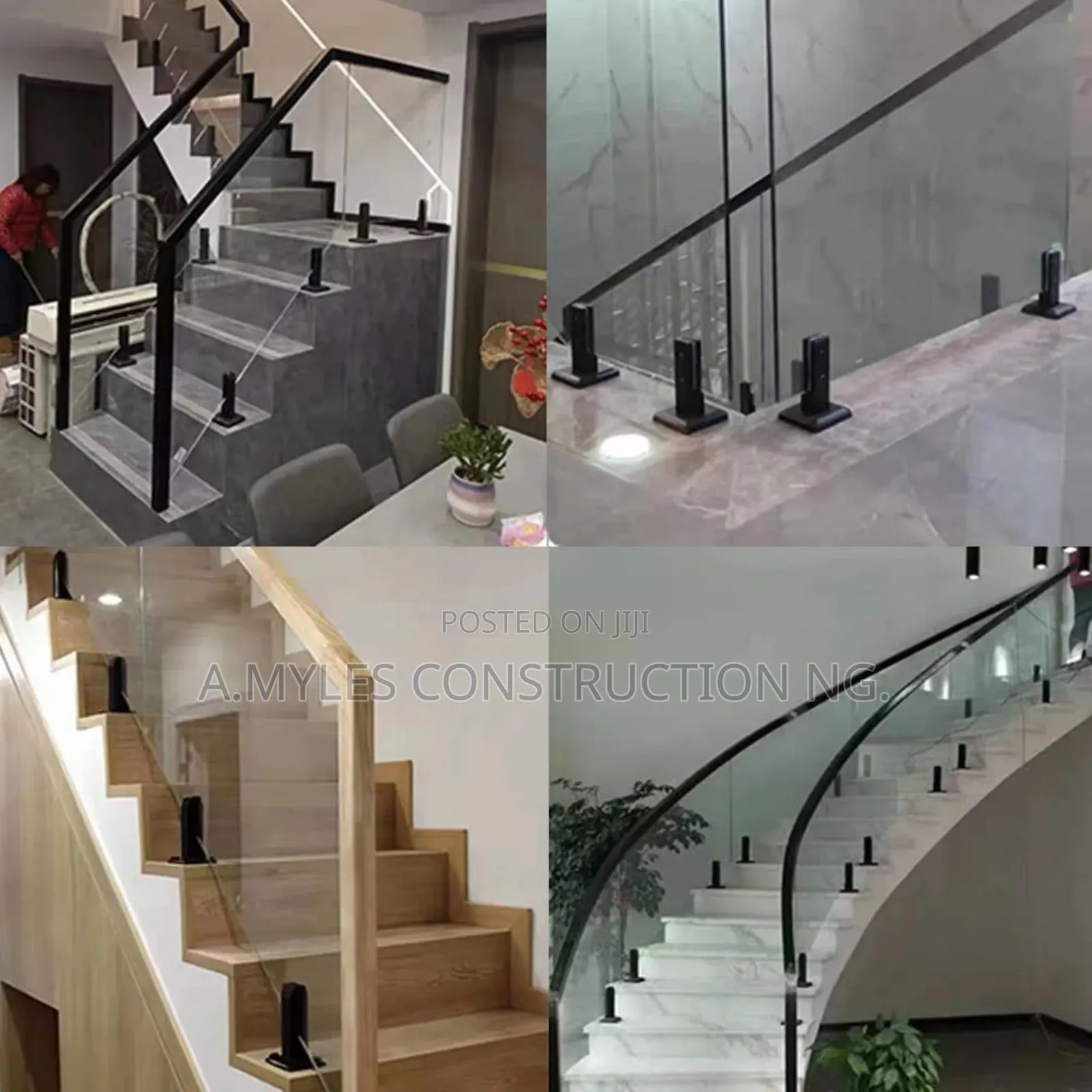 Double Glass Handrail