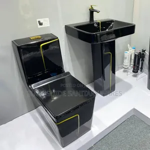Black Close Couple Watercloset