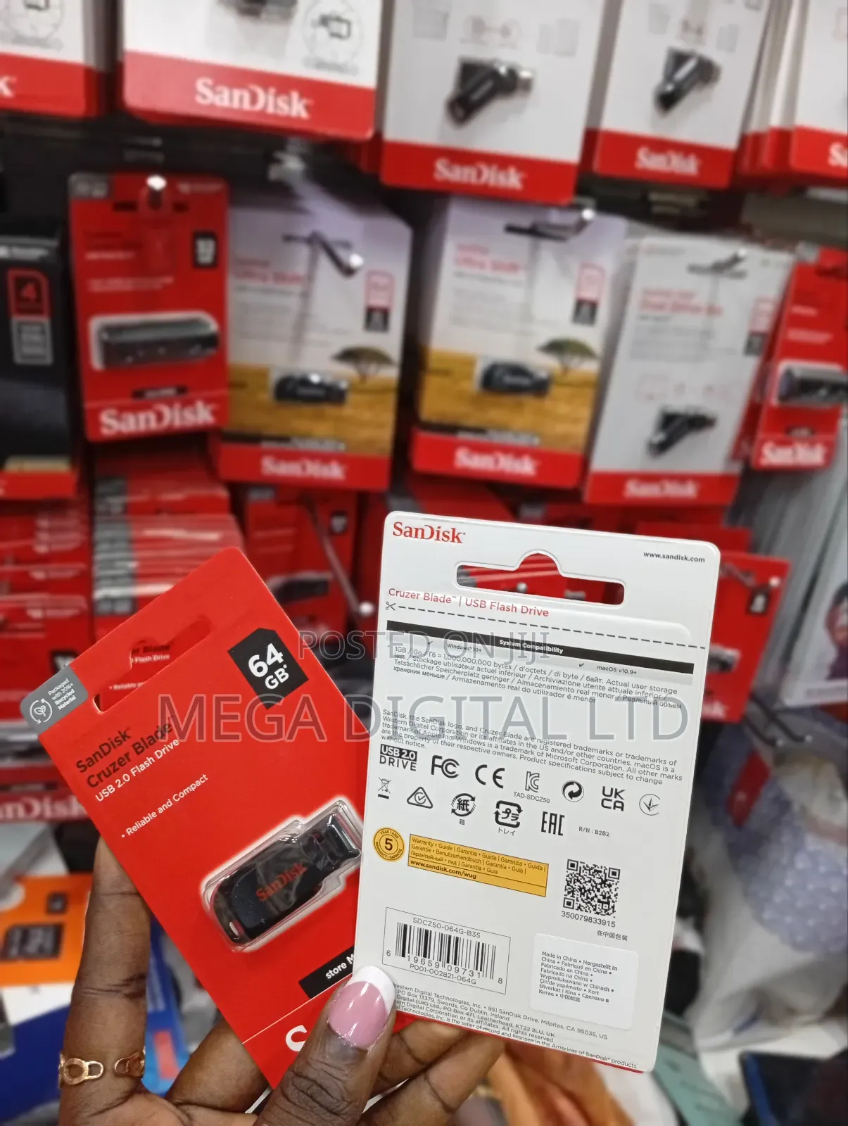 64gb Blade Sandisk Flash Drive