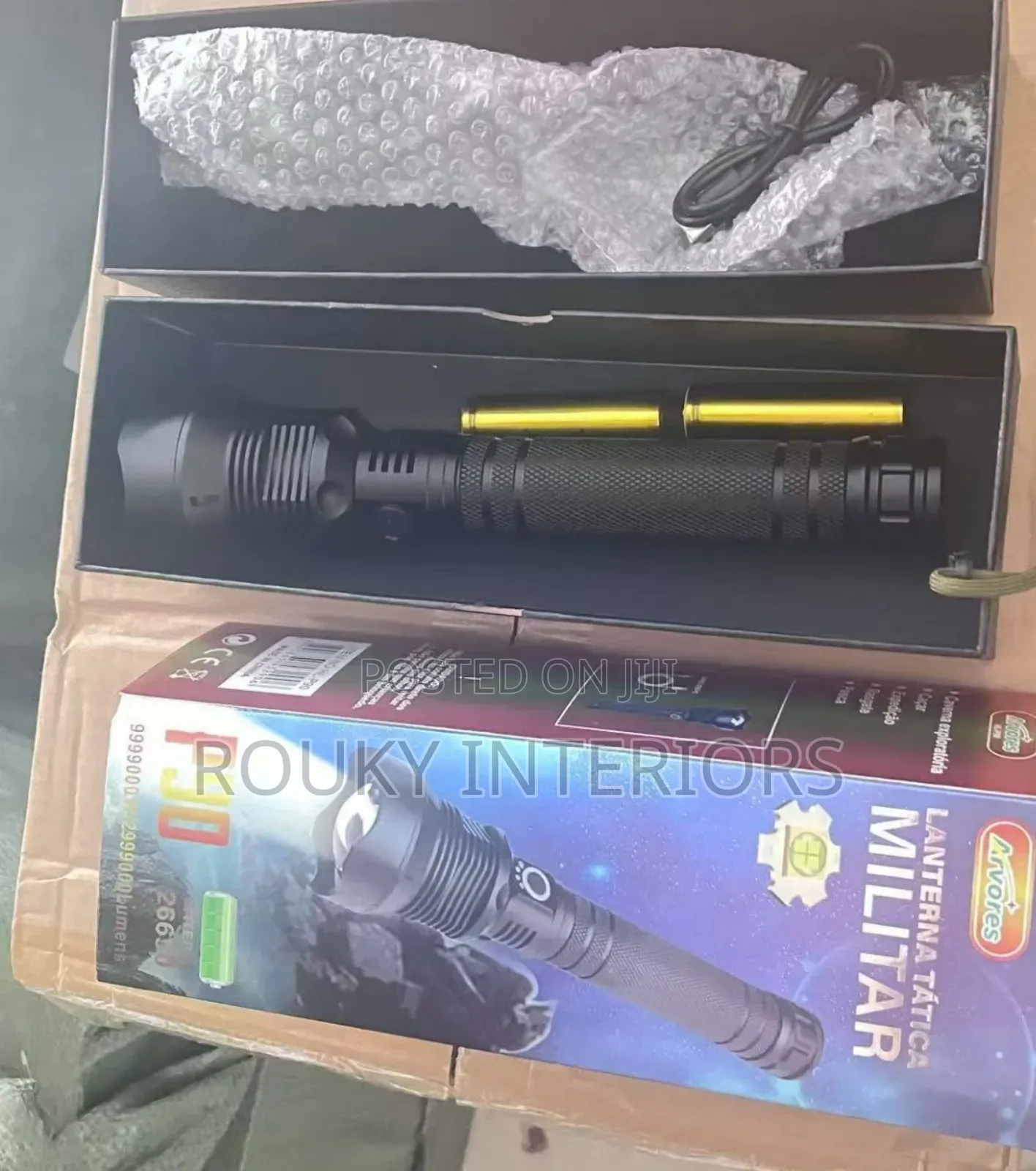 Militar Rechargeable Touchlight