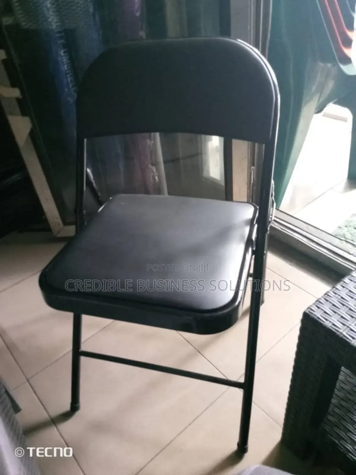 Strong Foldable Chair With Iron Leg
