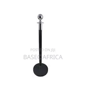Basec Bas-SPBM Black Stainless Steel Stanchion –Manual, 1 Pole