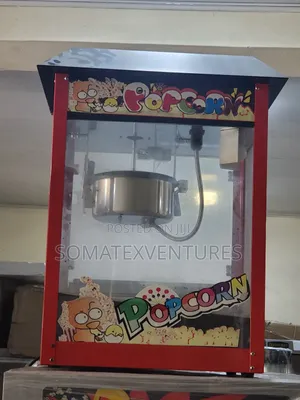 Red/Black Roof Pop Corn Machine