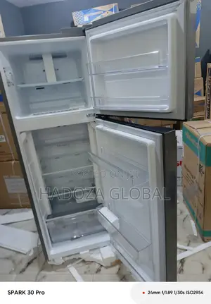 Silver Steel Lg 260l Refrigerator, Double Door