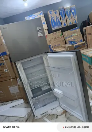 Lg Fridge 260l, Modern Platinum Steel Design