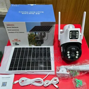Dual-Lens Solar Powered Best CCTV Camera