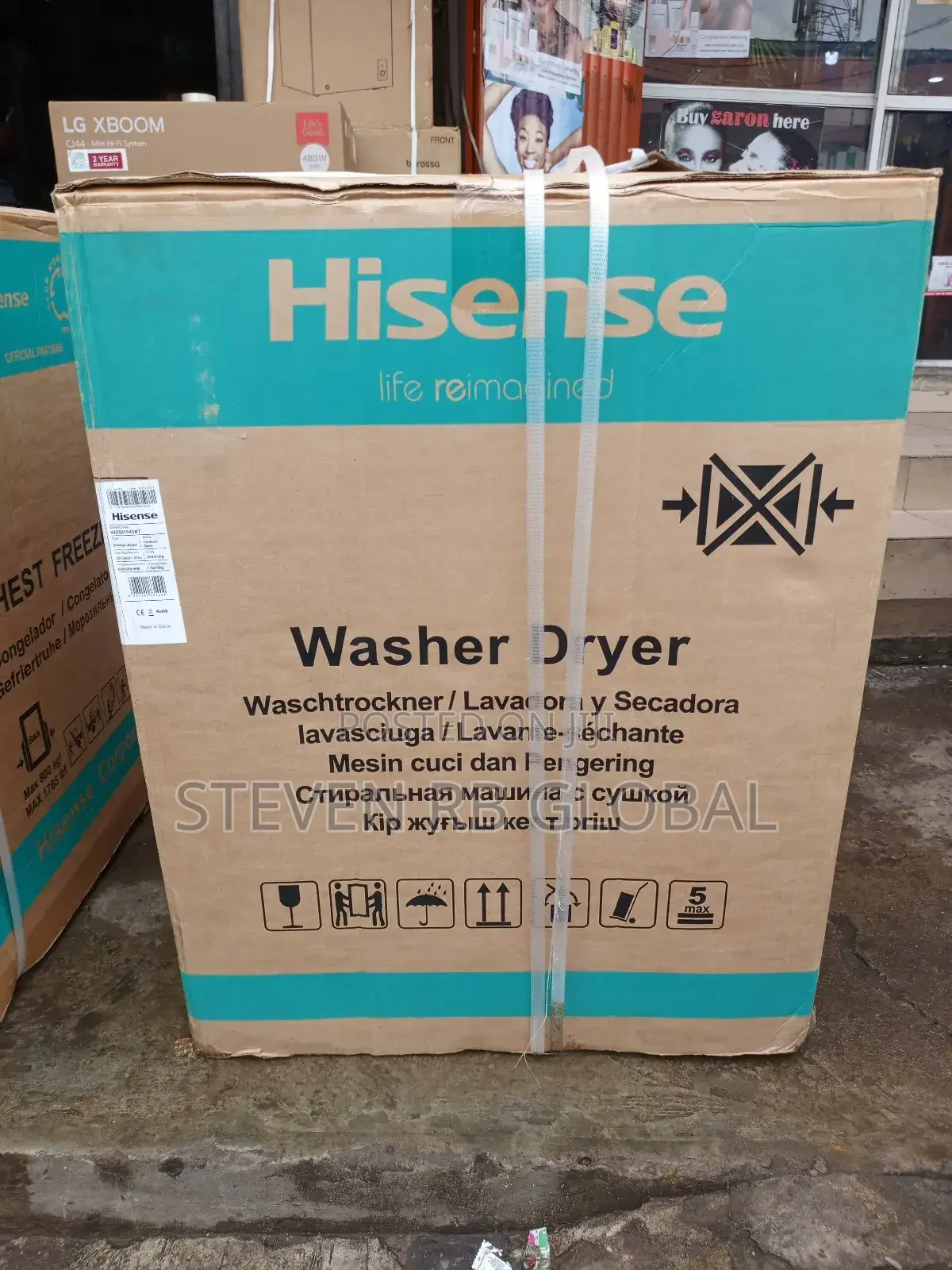 Hisense Front Load Wash Dry 10.5kg / 6kg (Wd3s1043bt)