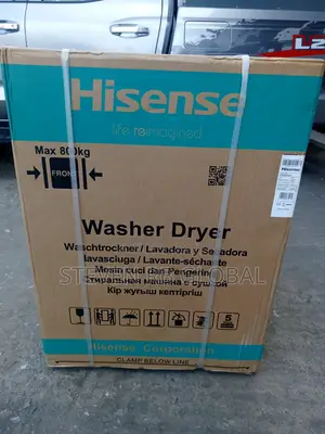 Hisense Front Load 2-in-1 Wash Dry 8kg / 5kg (Wd3s8043bt)