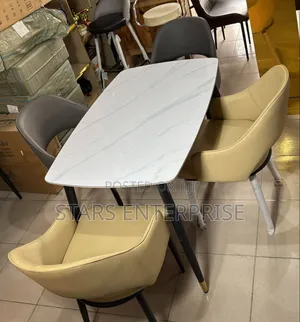 4 Seater Marble Luxe Dinning