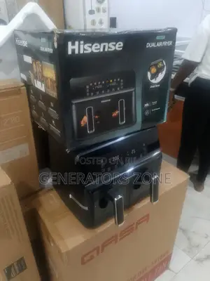 New Hisense 8l Air Fryer With Double Compart H08afbk2s1