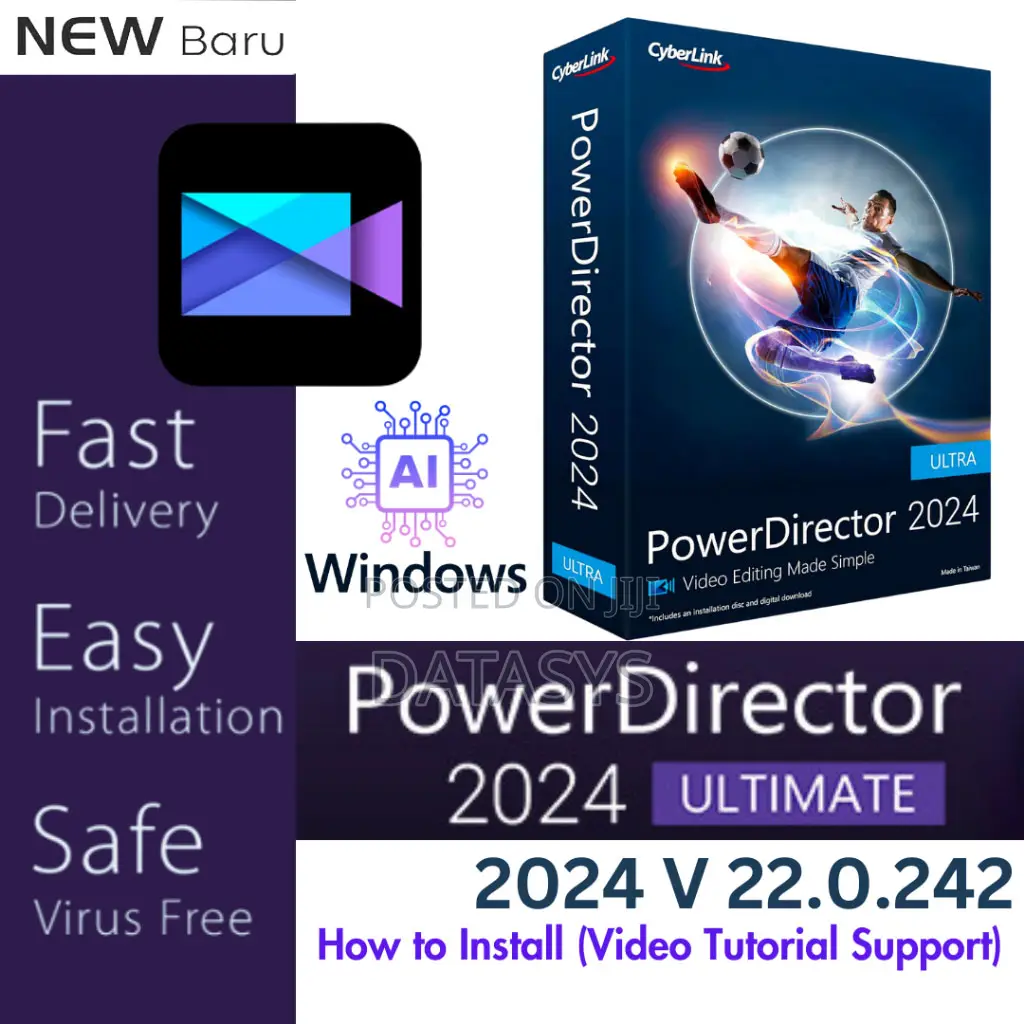Cyberlink Powerdirector Ultimate 2024 - Complete Pack