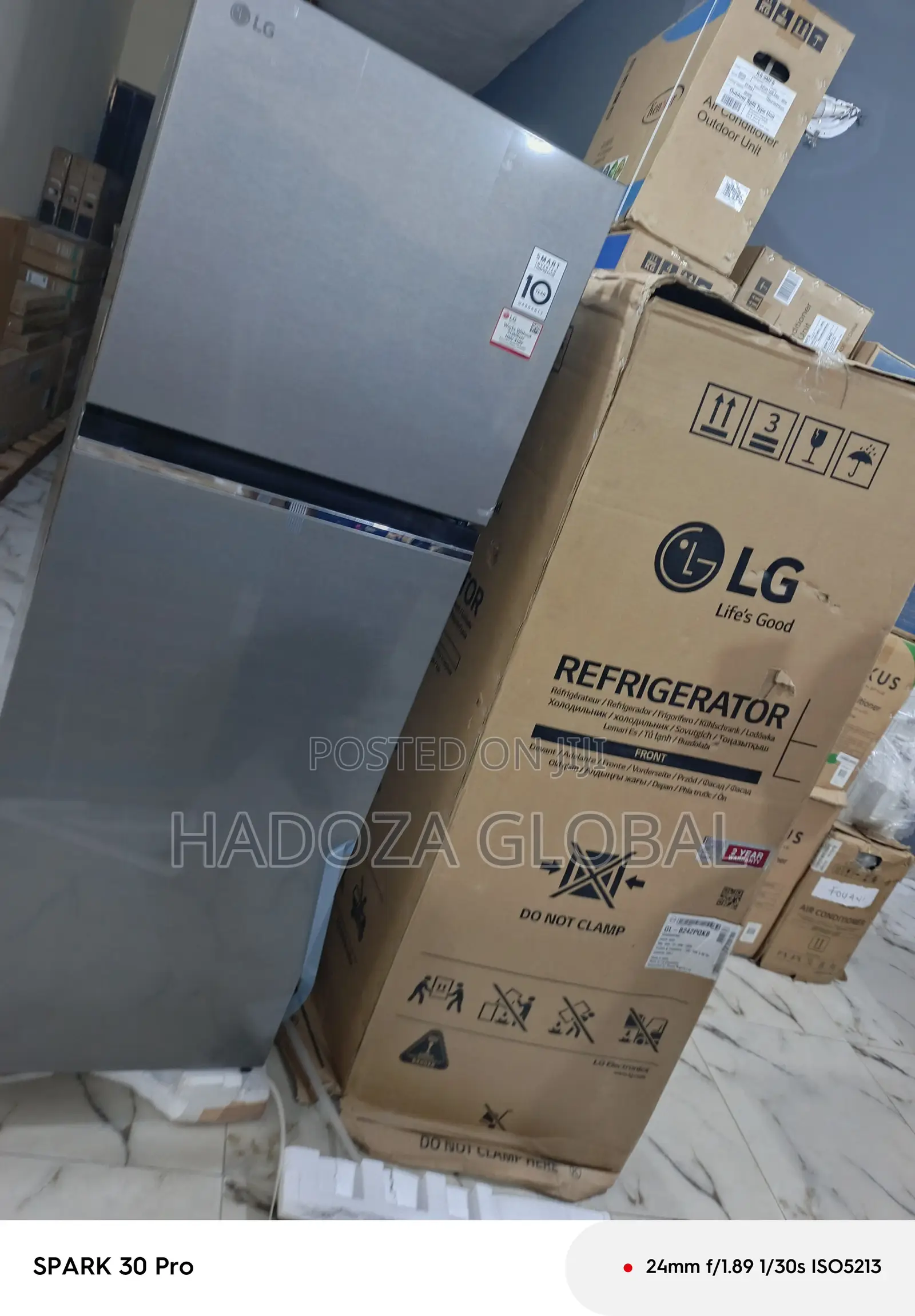 Fridge With Top Freezer – Lg 260l