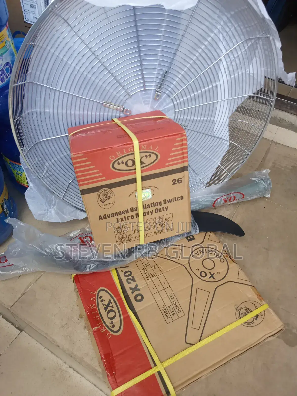 Ox 26 Inches Industrial Standing Fan
