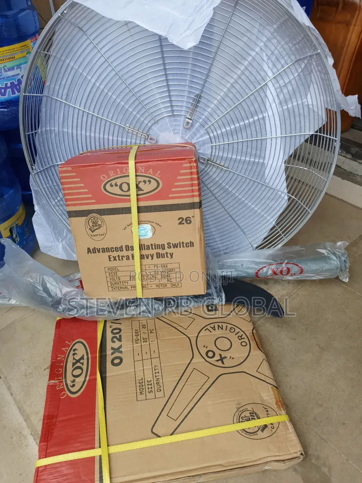 Ox 26 Inches Industrial Standing Fan