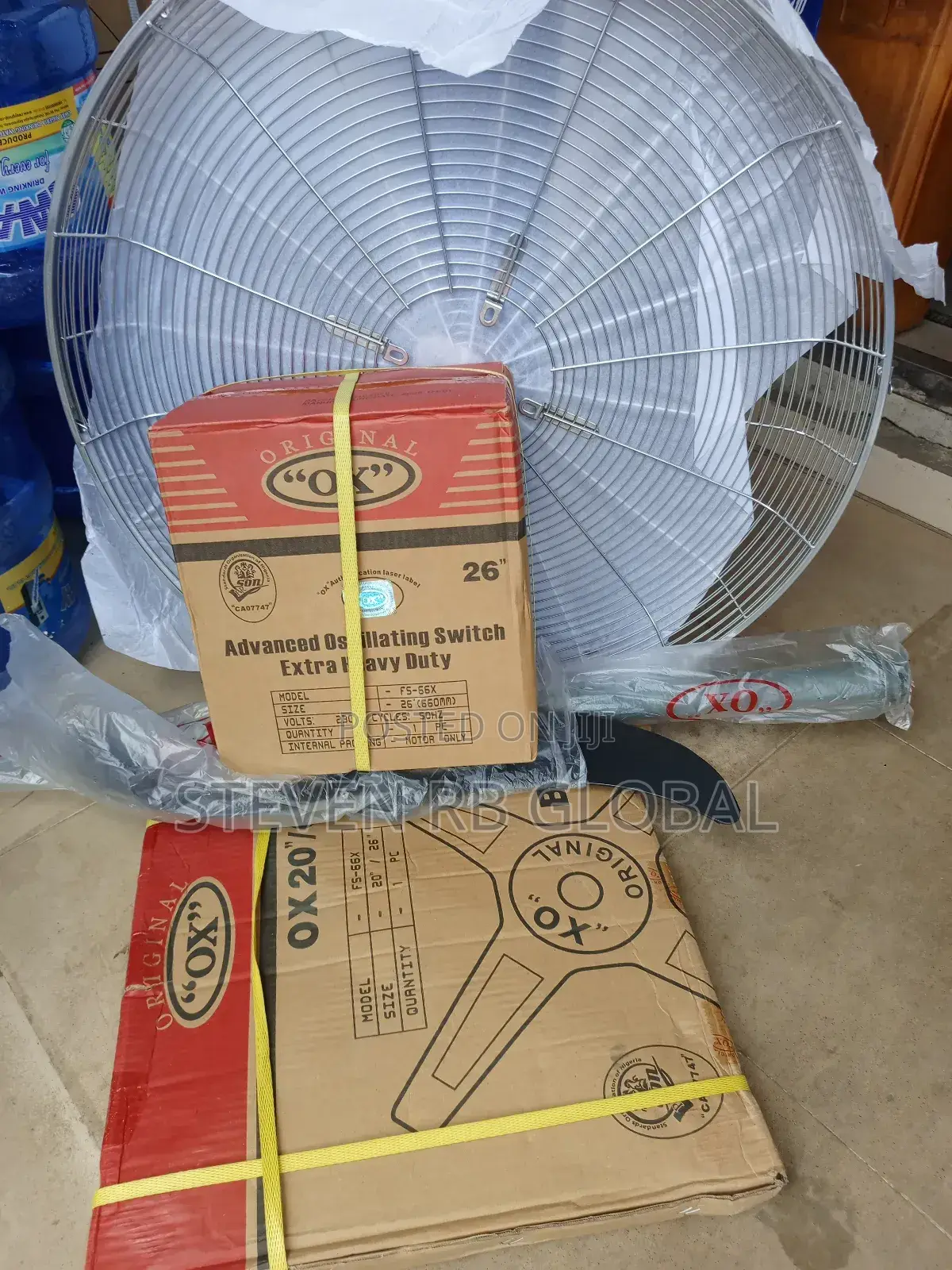 Ox 26 Inches Industrial Standing Fan