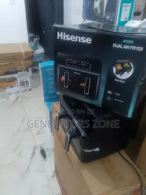 Hisense H08afbk2s1 Dual Air Fryer 8 Litres