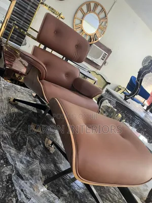 Relaxing Chair With Footrest And Headrest Is Available As Seen